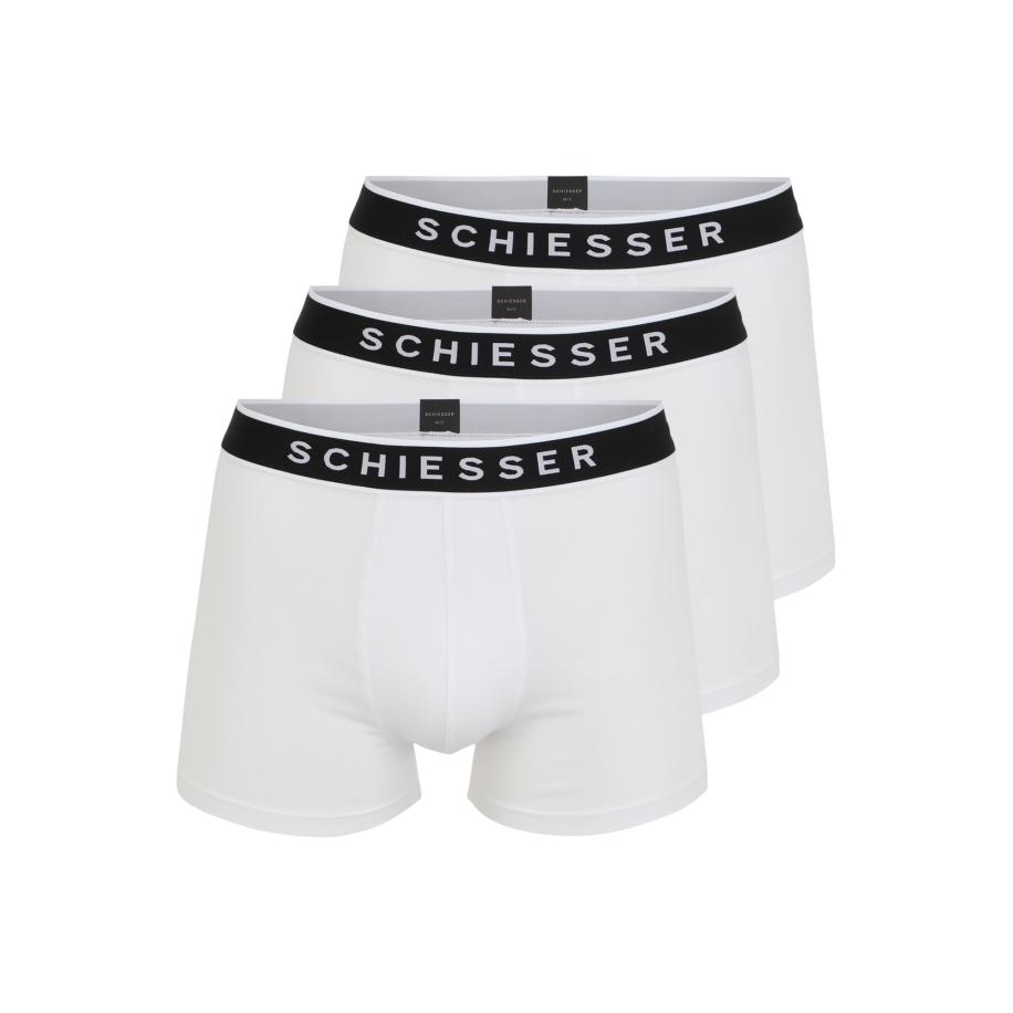 Schiesser SCHIESSER Boxershorts zwart / wit -