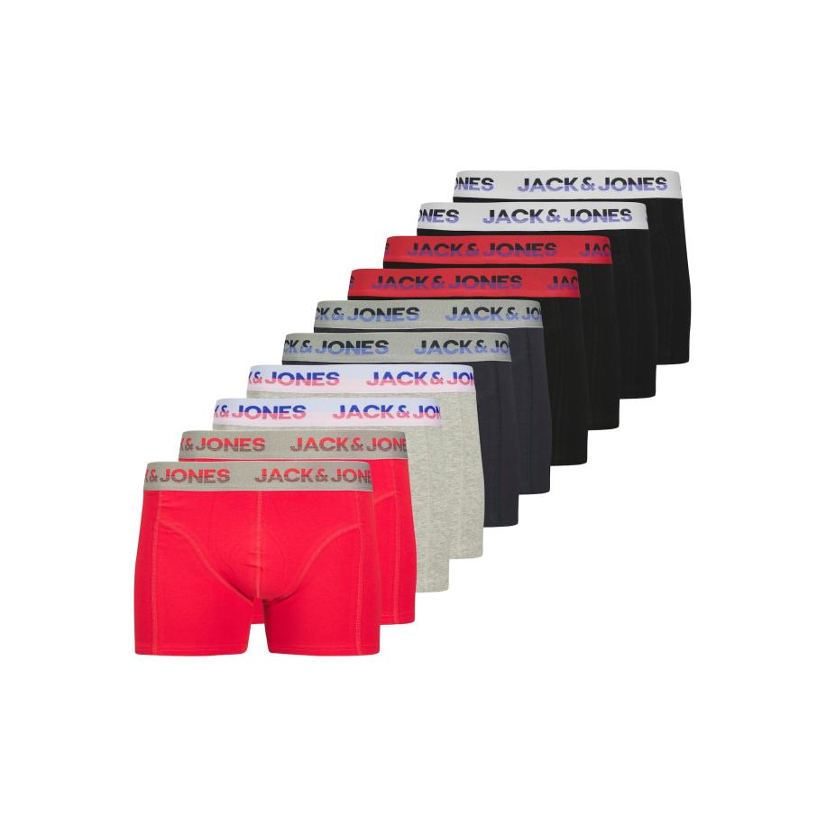 Jack & Jones JACK & JONES Boxershorts JACJADON navy / grijs gemêleerd / rood / zwart -