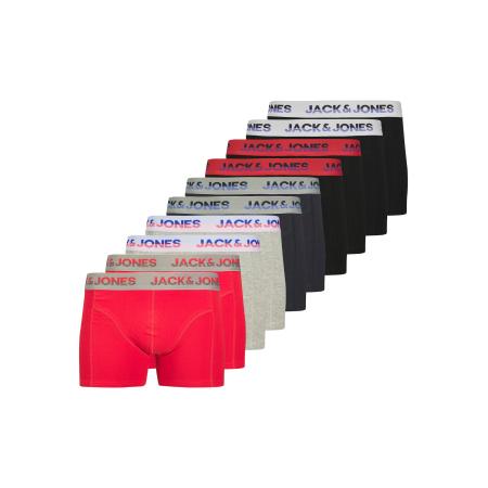 Jack & Jones JACK & JONES Boxershorts JACJADON navy / grijs gemêleerd / rood / zwart