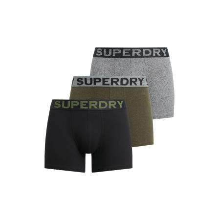 Superdry Superdry Boxershorts grijs gemêleerd / kaki / zwart