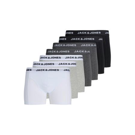 Jack & Jones JACK & JONES Boxershorts donkergrijs / grijs gemêleerd / zwart / wit