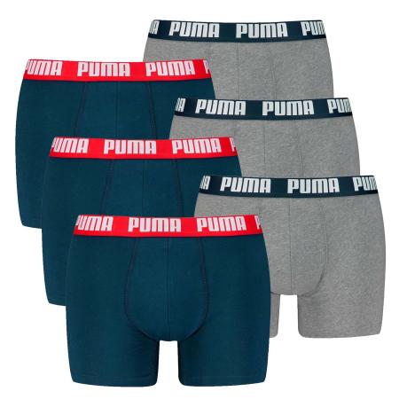 Puma PUMA Boxershorts navy / grijs / rood / wit