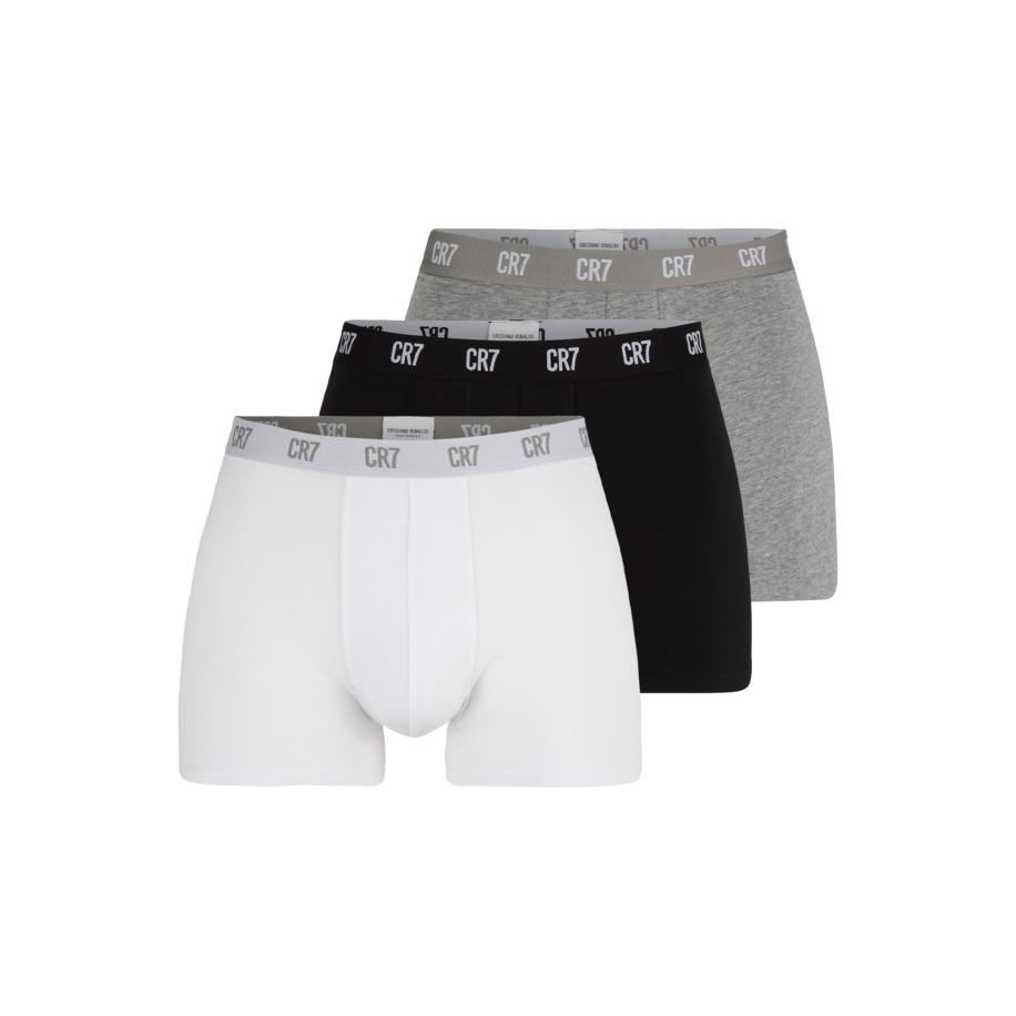 CR7 CR7 - Cristiano Ronaldo Boxershorts aardetinten / grijs gemêleerd / zwart / wit -