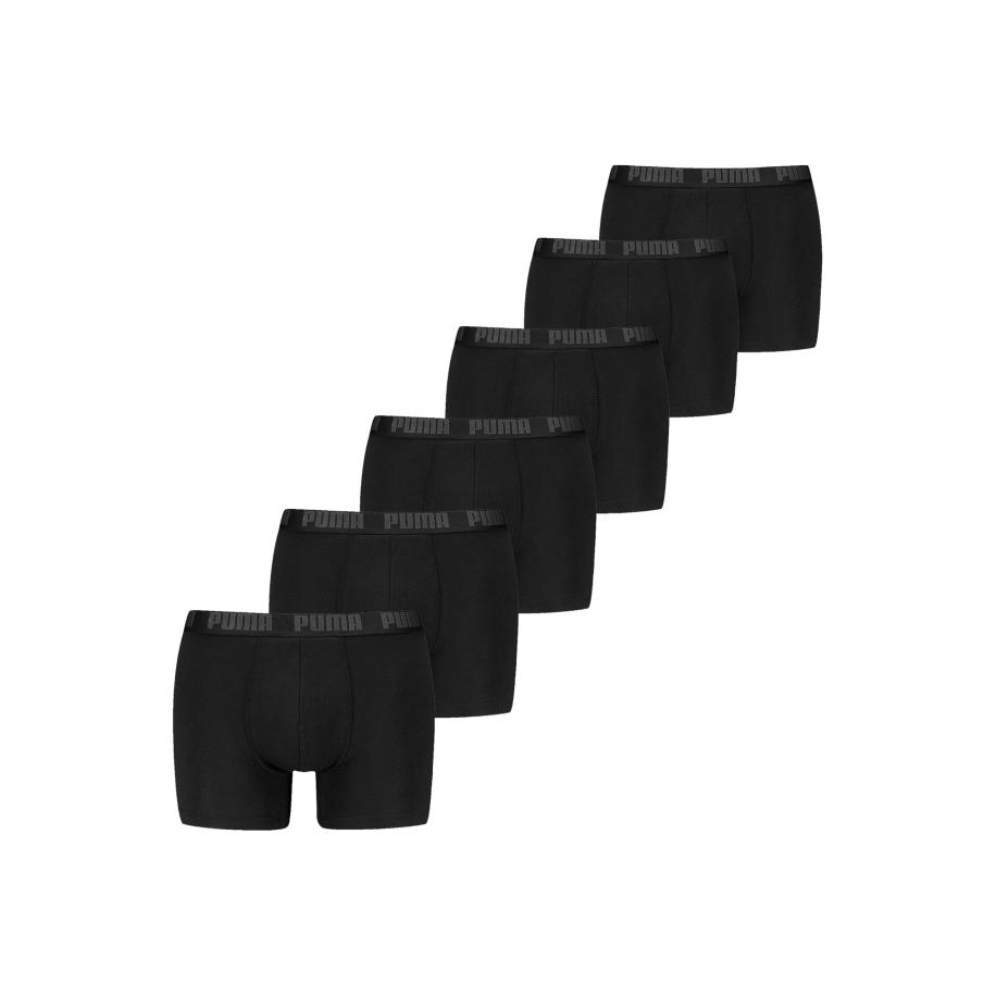 PUMA Boxershorts Everyday grijs / zwart Zwart