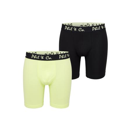 Phil & Co. Berlin Phil & Co. Berlin Boxershorts Long Boxer Briefs zwart