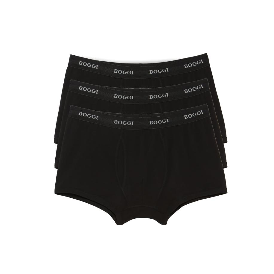 Boggi Milano Boxershorts zwart / wit Zwart