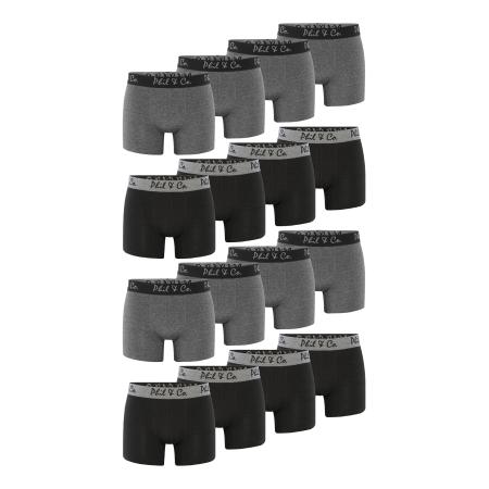 Phil & Co. Berlin Phil & Co. Berlin Boxershorts grijs / zwart
