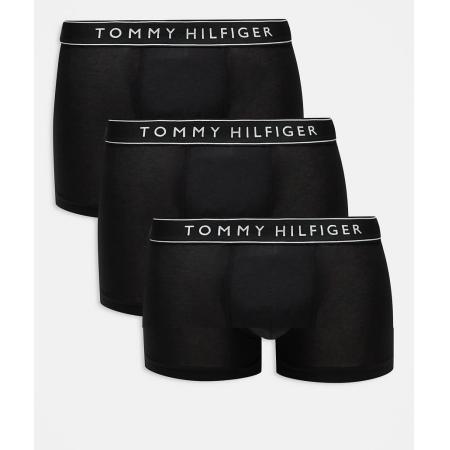 Tommy Hilfiger - Essentials - Set van 3 premium boxershorts in zwart