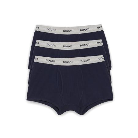 Boggi Milano Boxershorts crème / donkerblauw