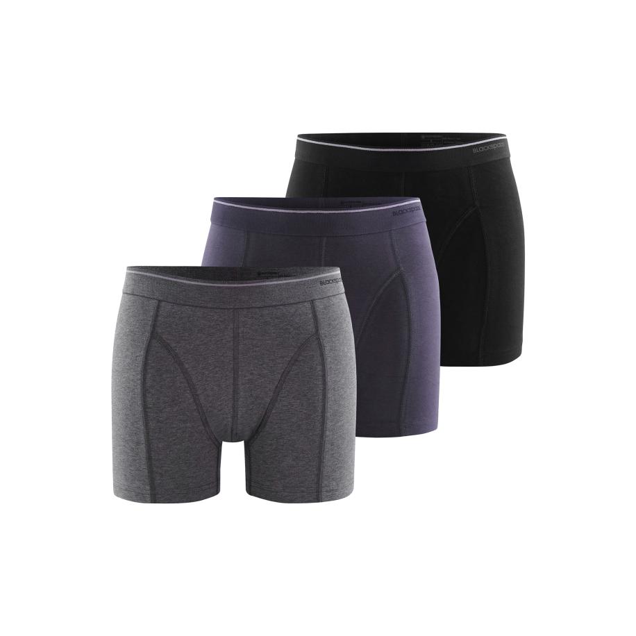 Blackspade Blackspade Boxershorts Tender Cotton donkerblauw / grijs gemêleerd / zwart -