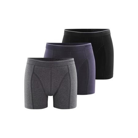 Blackspade Blackspade Boxershorts Tender Cotton donkerblauw / grijs gemêleerd / zwart