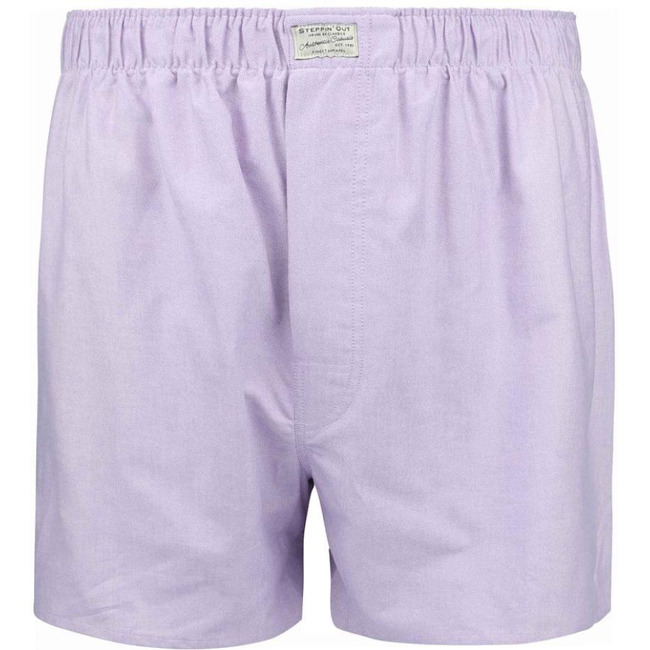 Steppin' Out Boxershort Oxford Paars Paars