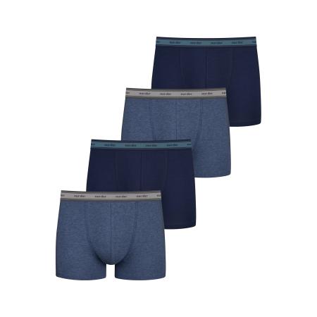 Nur Der Boxershorts blauw / navy / turquoise / grijs