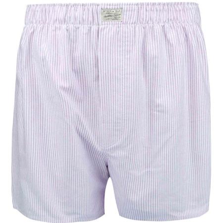 Steppin' Out Boxershort Striped Oxford Paars