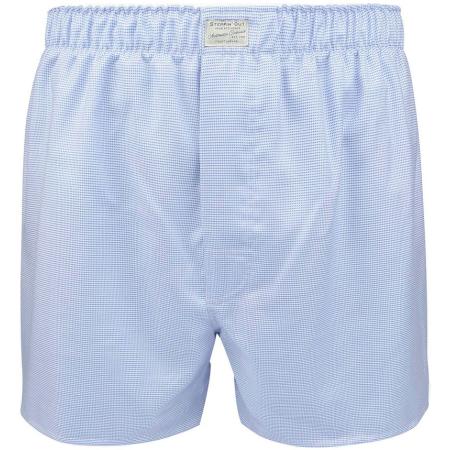 Steppin' Out Boxershort Dobby Print Blauw