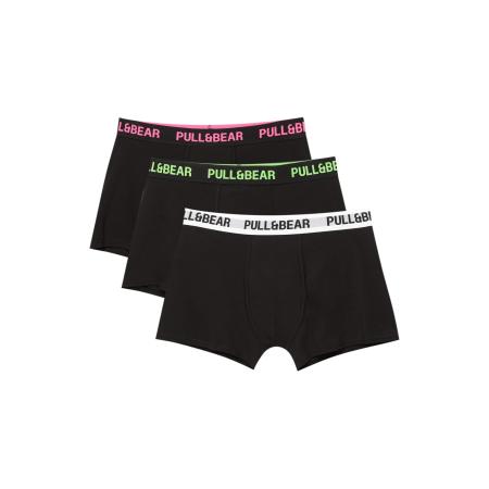 Pull&Bear Pull&Bear Boxershorts lichtgroen / pink / zwart / wit
