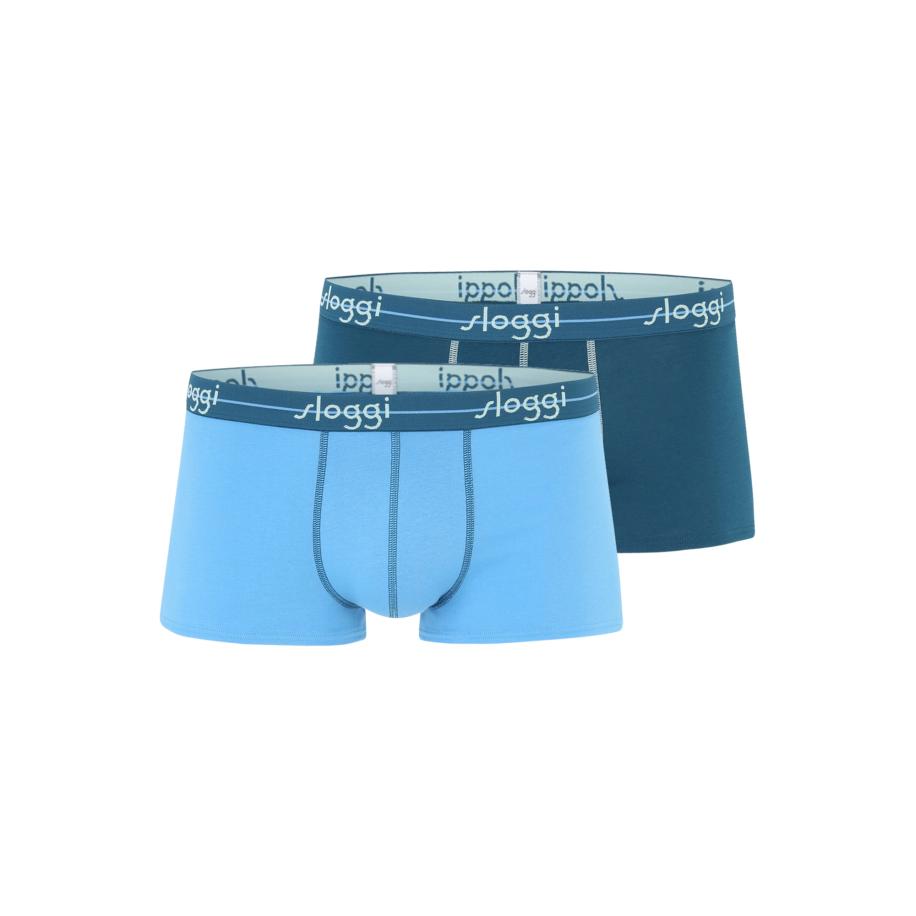 Sloggi SLOGGI Boxershorts cyaan blauw / lichtblauw / mintgroen -
