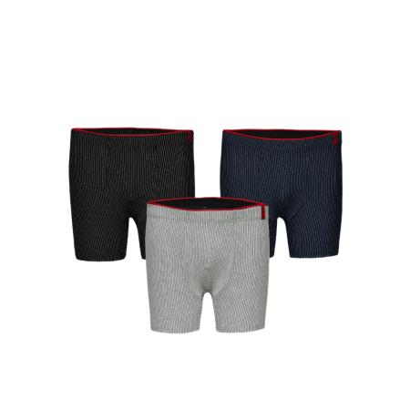 Weweus Weweus Boxershorts navy / lichtgrijs / bloedrood / zwart