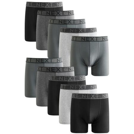 Next Next Boxershorts grijs / donkergrijs / grijs gemêleerd / zwart