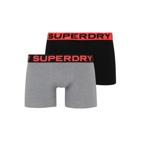 Superdry Superdry Boxershorts grijs gemêleerd / rood / zwart