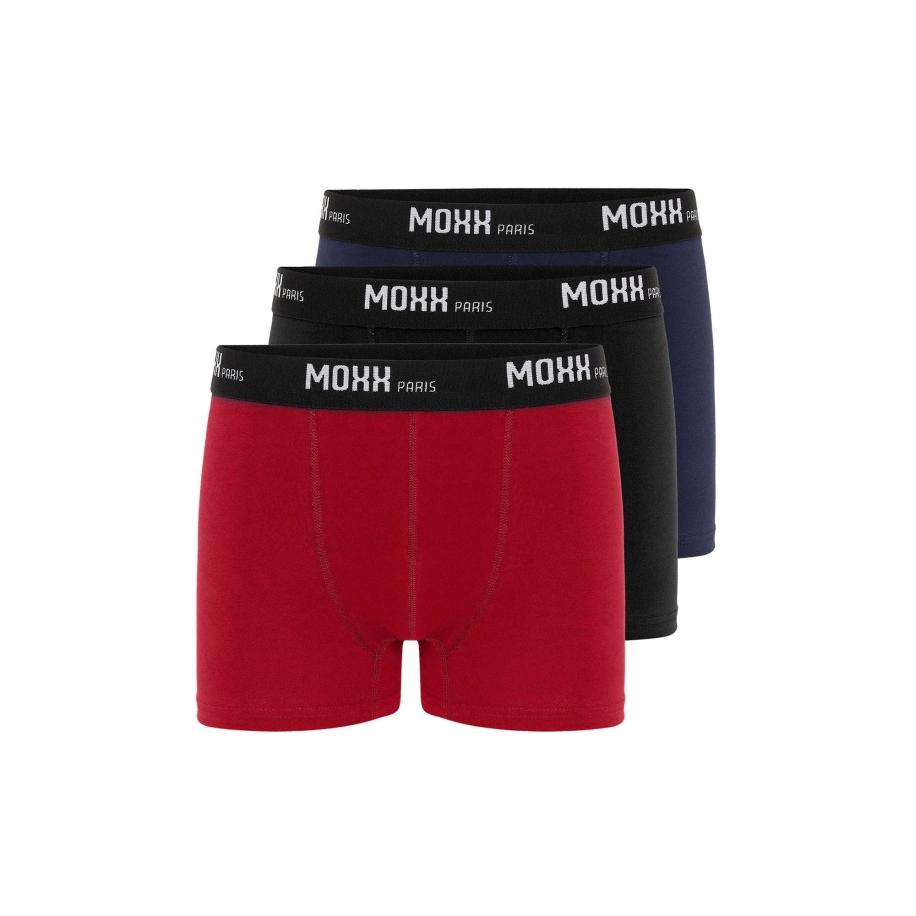 Moxx Paris Moxx Paris Boxershorts navy / grijs / donkerrood / zwart -