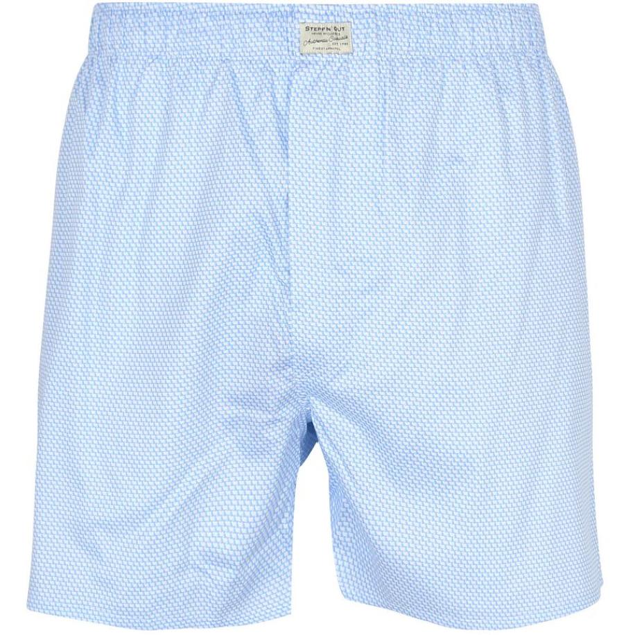 Steppin' Out Boxershort geprint Lichtblauw Blauw