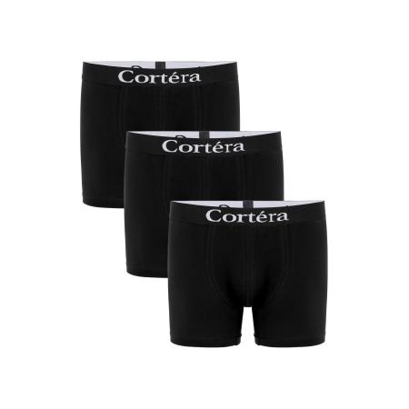Cortera Cortera Boxershorts Jules zwart / wit