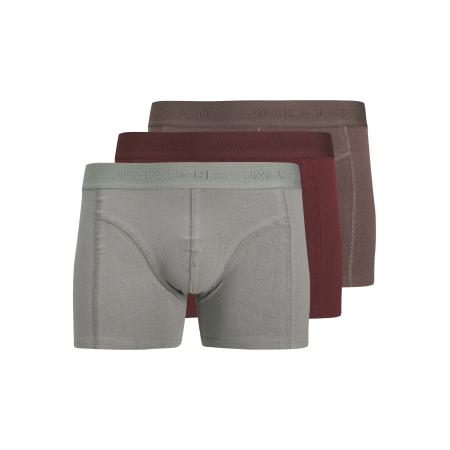 Jack & Jones JACK & JONES Boxershorts JACOrdinary bruin / lichtgrijs / donkerrood
