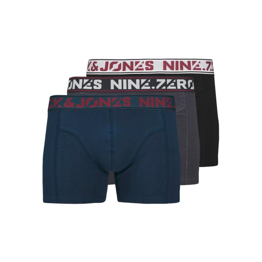 Jack & Jones JACK & JONES Boxershorts JACColton marine / basaltgrijs / donkerrood / zwart -