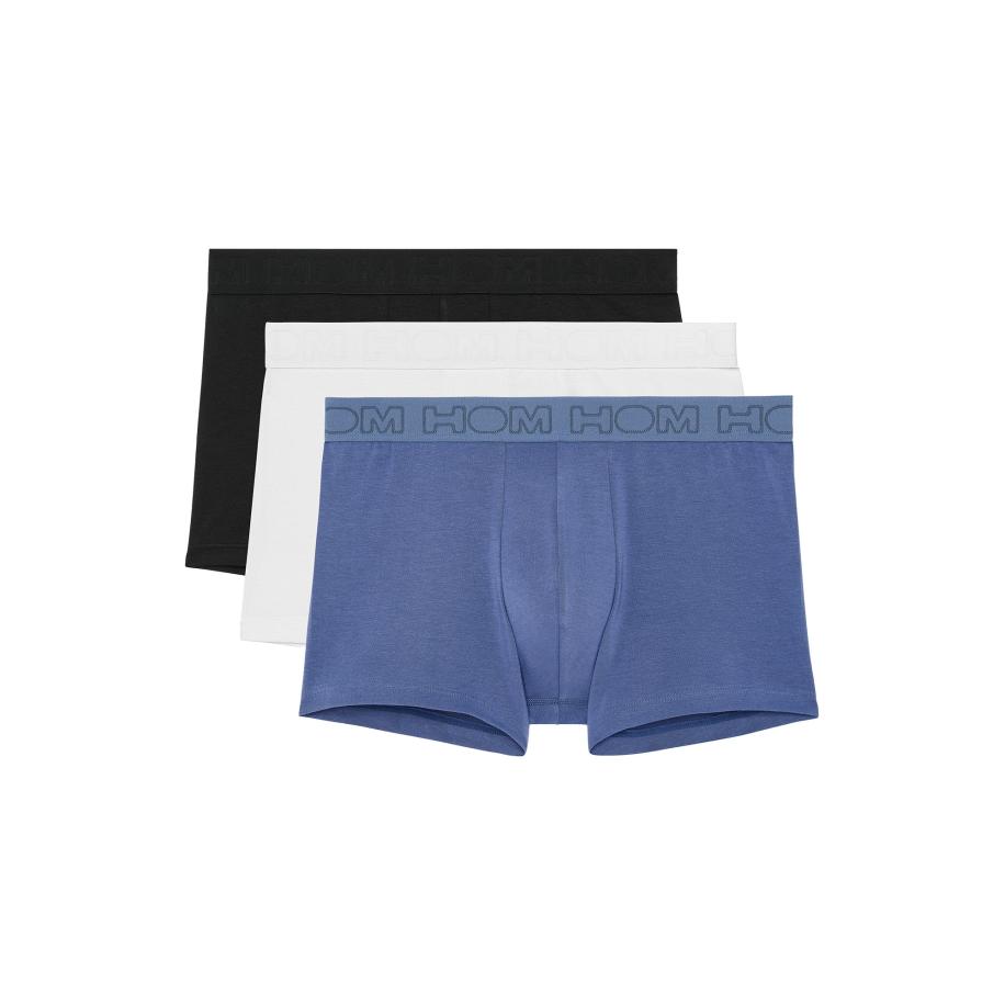 HOM HOM Boxershorts Armand #2 blauw / zwart / wit -