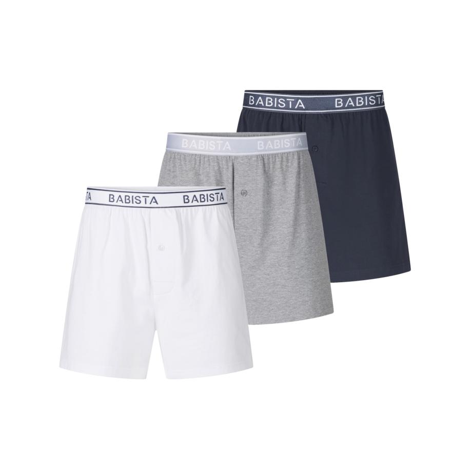 BABISTA BABISTA Boxershorts Corrasuli navy / grijs / wit -