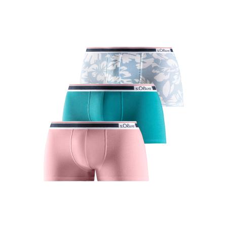 s.Oliver s.Oliver Boxershorts cyaan blauw / lichtblauw / oudroze / zwart