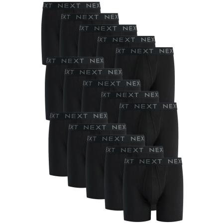 Next Next Boxershorts grijs gemêleerd / zwart