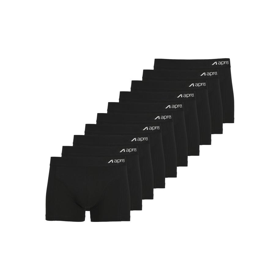 aprel aprel Boxershorts zwart / wit -