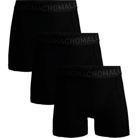Muchachomalo Boxershorts Microfiber 3-Pack Zwart 31