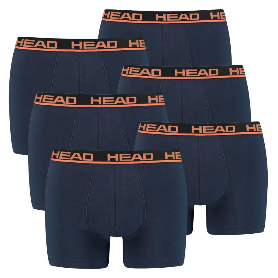 Head HEAD Boxershorts donkerblauw / oranje -