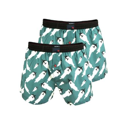 UnaBux UNABUX Boxershorts Flying Falcon jade groen / zwart / wit