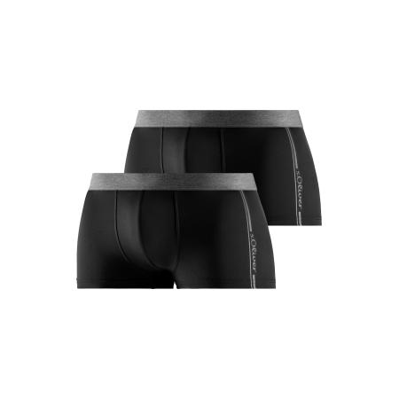 s.Oliver s.Oliver Boxershorts grijs gemêleerd / zwart