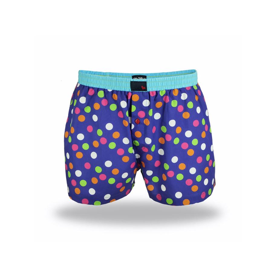 UnaBux UNABUX Boxershorts aqua / groen / oranje / rosa / wit -