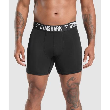 Gymshark Long Boxer Brief 3PK Black/Black/Black