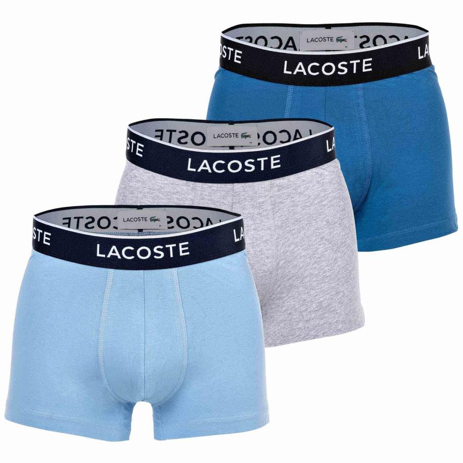 Lacoste LACOSTE Boxershorts blauw / hemelsblauw / grijs gemêleerd -