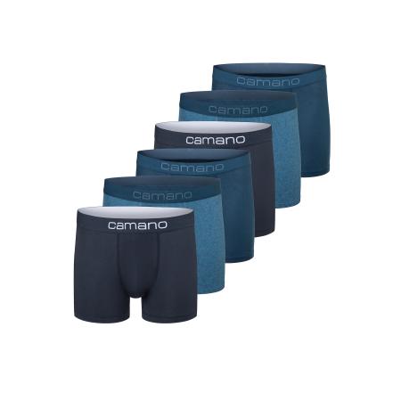 Camano camano Boxershorts marine / donkerblauw / blauw gemêleerd