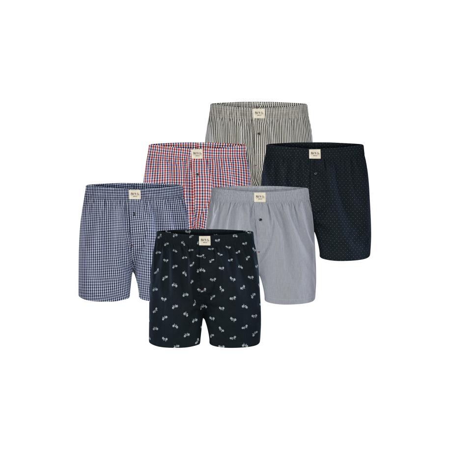 Phil & Co. Berlin Phil & Co. Berlin Boxershorts Web Classic gemengde kleuren -