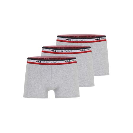 Fila FILA Boxershorts grijs gemêleerd / vuurrood / zwart
