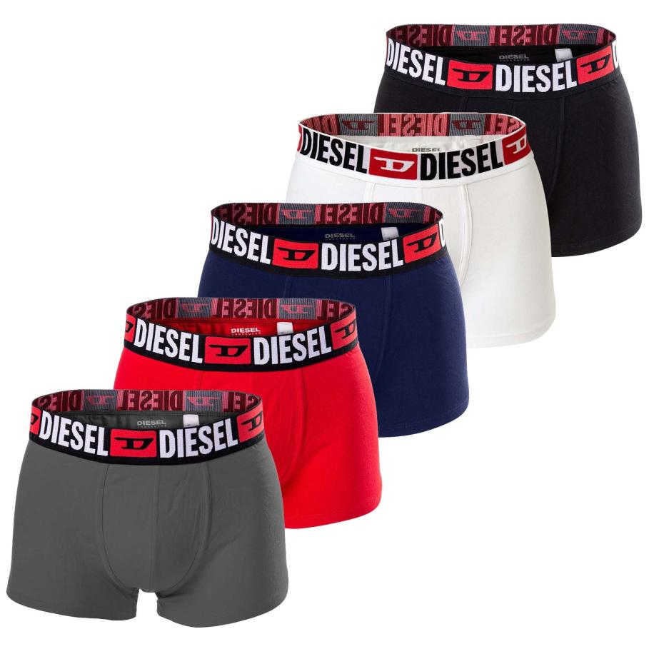 Diesel DIESEL Boxershorts Damien donkerblauw / donkergrijs / rood / zwart / wit -