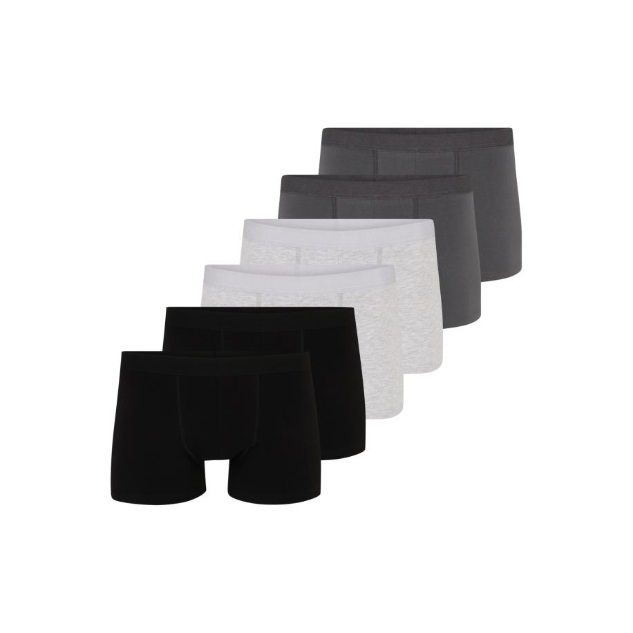 ABOUT YOU ABOUT YOU Boxershorts Jakob donkergrijs / grijs gemêleerd / zwart -