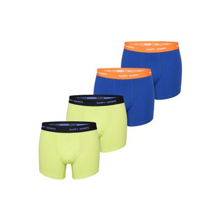 Happy Shorts Happy Shorts Boxershorts blauw / lichtgeel / oranje / offwhite