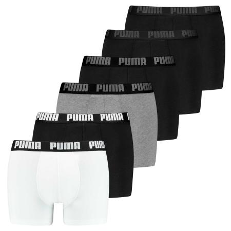 Puma PUMA Boxershorts Everyday lichtgrijs / zwart / wit