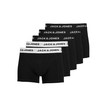 Jack & Jones JACK & JONES Boxershorts Solid zwart / wit