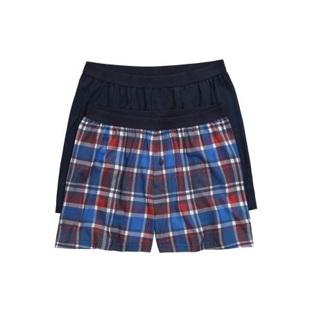 JP1880 JP1880 Boxershorts blauw / navy / donkerrood / wit